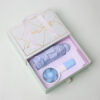 Gift set 1 hand fan umbrella gift set customizable blue