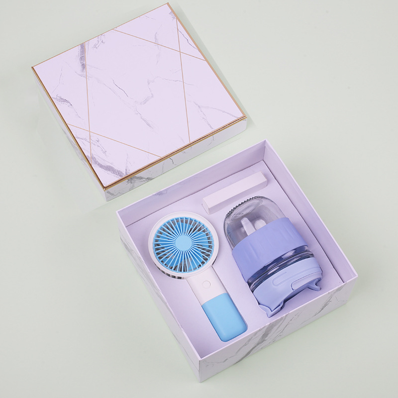 Gifts3 hand fan cup gift set customizable logo printing