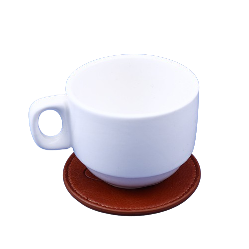leather coaster logo printing bulk order