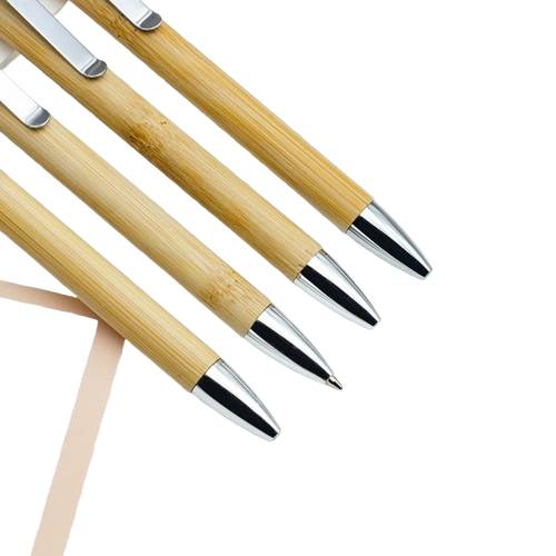 Personalized bamboo pens with logo engraving for corporate gifts