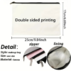 custom canvas zipper pouch printing