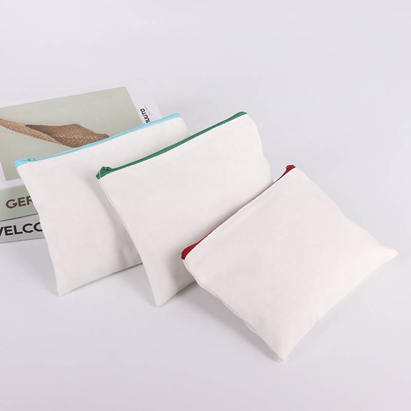 colourful custom canvas zipper pouch options