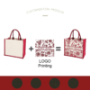 laminated canvas tote bag customize logo printing bulk