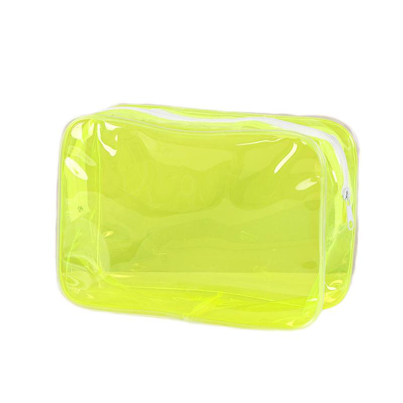 Multiple Colour Options colourful clear pvc pouch collection