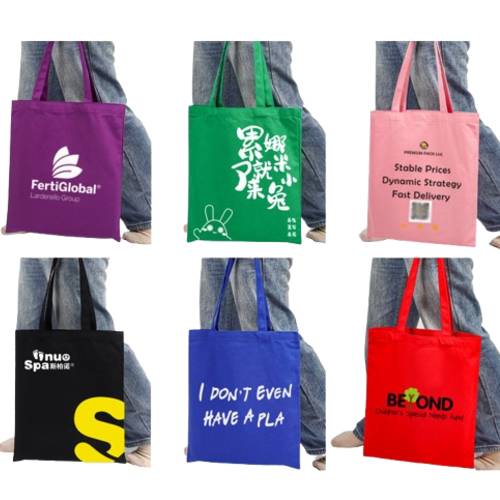 Personalized canvas bag with logo