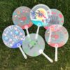 Marketing and Advertising Fan advertising hand fan with qr code printing