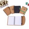 Eco Notebook With Pen Malaysia – sustainable corporate gift with logo