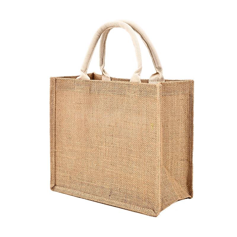 Strong and Durable Construction strong reusable jute shopping bag