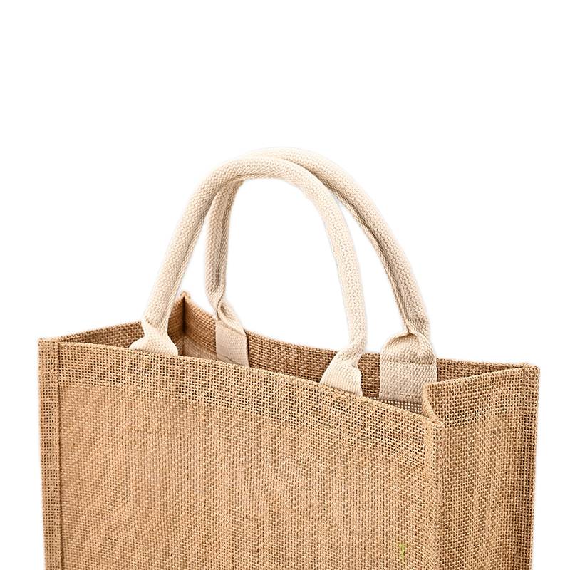 Durable Carry Handles jute bag handle reinforced stitching