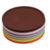 silicon coaster logo printing bulk order
