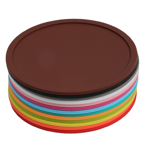 silicon coaster logo printing bulk order