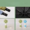 corporate gift set ideas hand fan umbrella customizable
