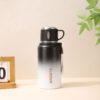 Gradient colour thermos stainless steel bottle with smooth finishing