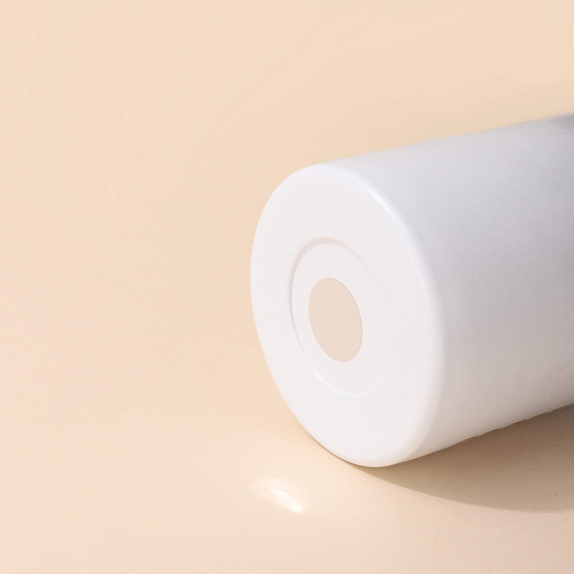 White thermos stainless steel bottle suitable for custom logo printing