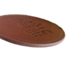 leather coaster custom logo printing