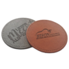 leather coaster custom logo printing