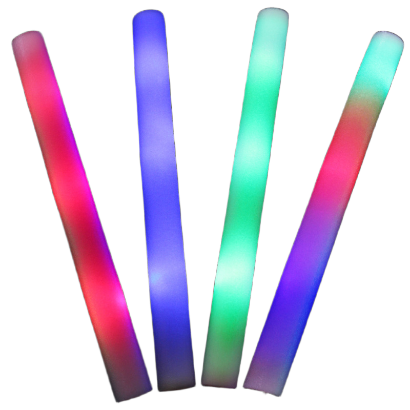 led party foam stick logo customization