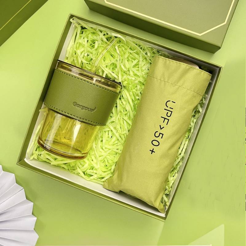 custom corporate gift set with logo printing for business use