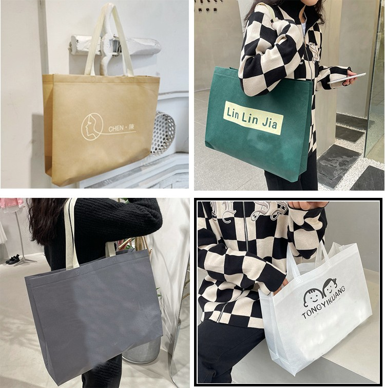 non woven recycle bag logo printing