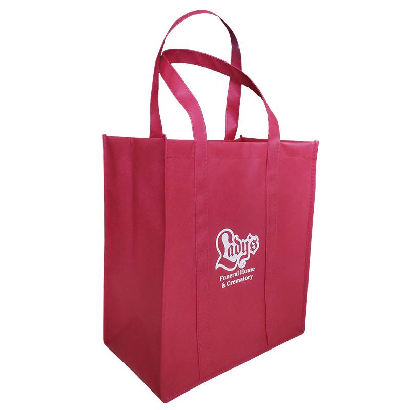 non-woven bag sewing with reinforced handles and X-stitch