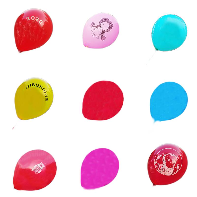 Balloons custom logo printing