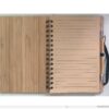 Customized Bamboo Notebook Malaysia with engraved company logo