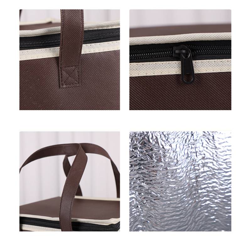 durable insulated cooler bag with strong zipper and reinforced stitching