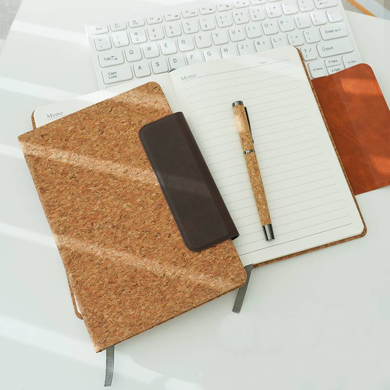 Magnetic Cork Diary Printing Malaysia – personalized diary with sustainable cork cover