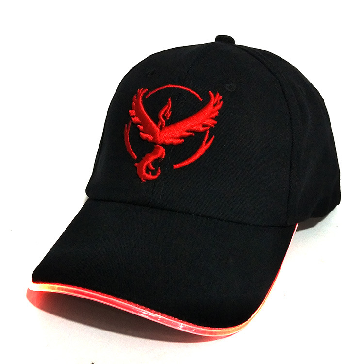 glow in the dark cap custom logo printed