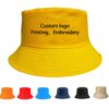 custom fishermen hat logo print bulk order