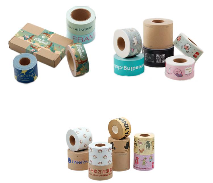 Smooth-cut Kraft Paper Tape Malaysia with custom branding
