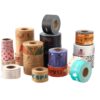 Custom Kraft Paper Tape Malaysia with company logo printing
