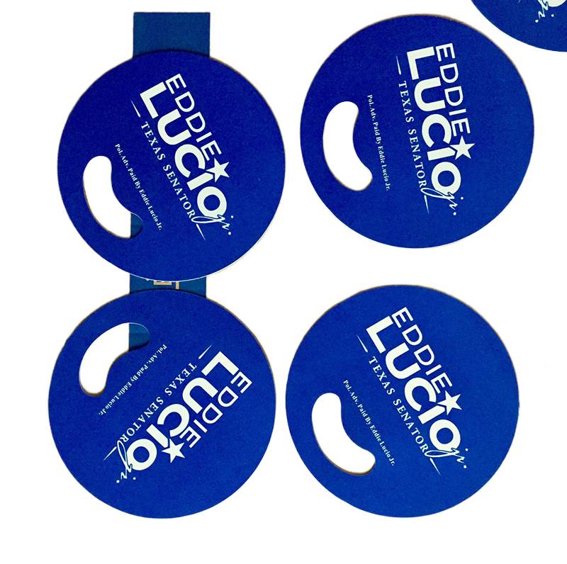 custom PP Hand Fan printing