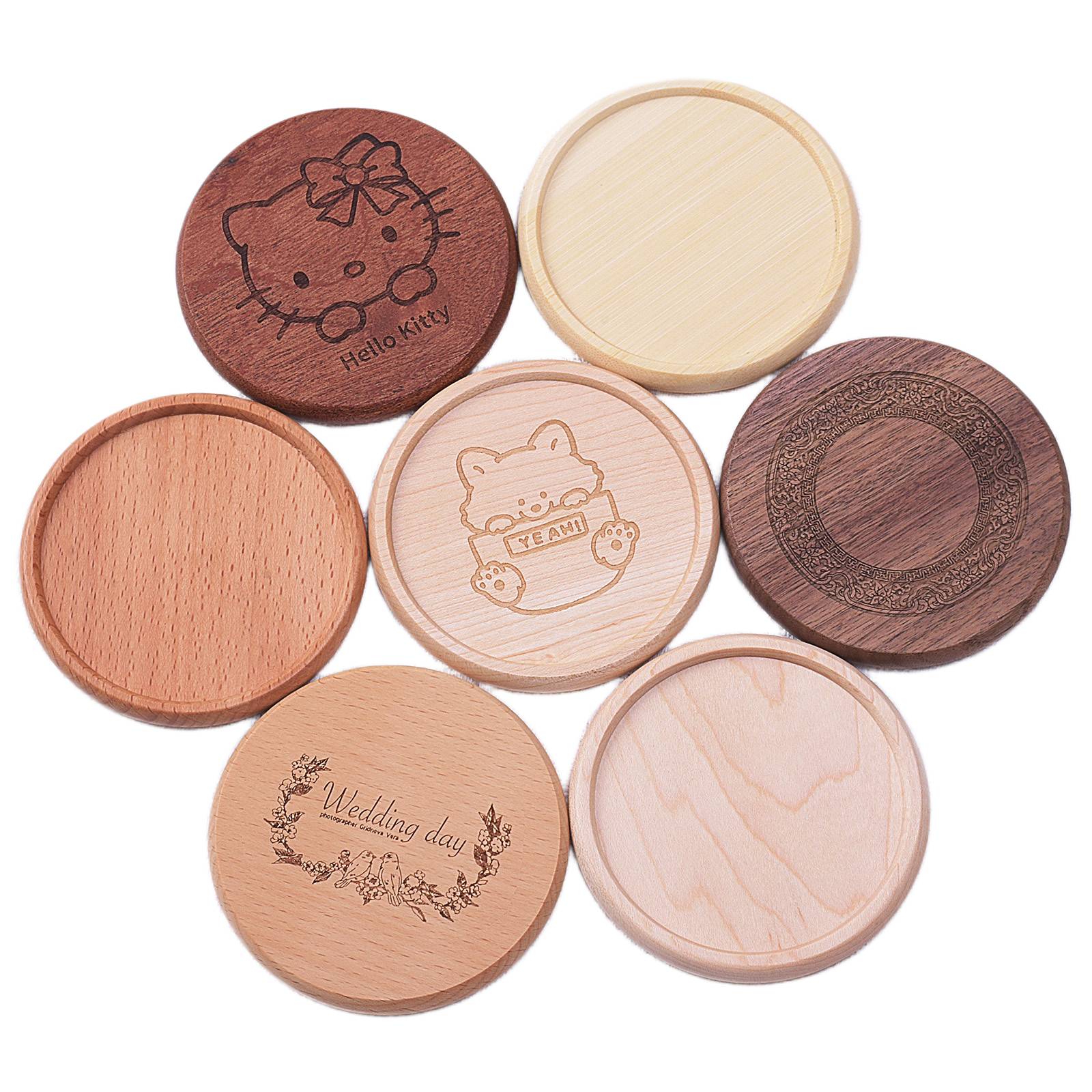 Custom Wooden Coaster