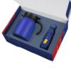 Luxury curated corporate gift set with kettle and umbrella