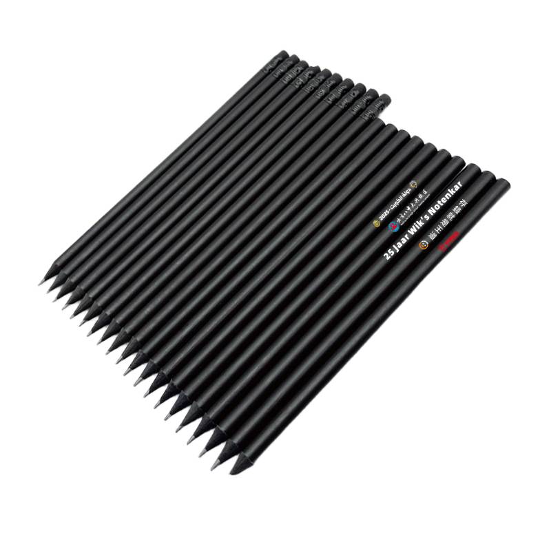 Custom Black Wood Pencil Printing Malaysia – VKraf Gifts