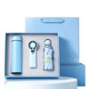 Curated Gift Handfan Set Malaysia – Elegant Corporate Gift Set with Bottle, Hand Fan, and Umbrella