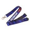 Close-up of high-quality lanyard custom printing Malaysia