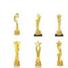 Custom Trophy Malaysia Printing – silver metal trophy with base