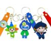 Custom 3D PVC keychain with full-color logo printing in Malaysia