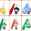 Engraved 3D PVC keychain with custom logo and finishing in Malaysia