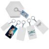 Engraved acrylic keychain with durable design Malaysia
