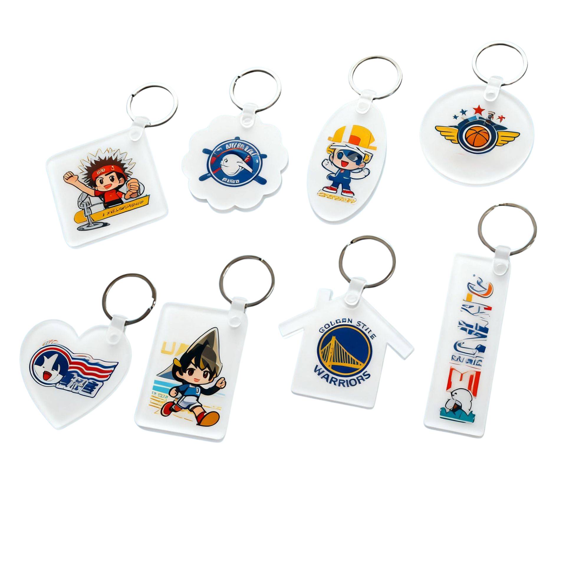 Eco-friendly acrylic keychain for corporate branding Malaysia