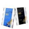 Custom Crystal Certificate Frame – elegant crystal award frame for corporate recognition