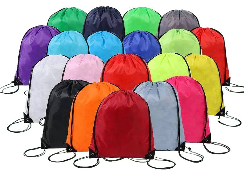 drawstring bag for school programmes and daily use