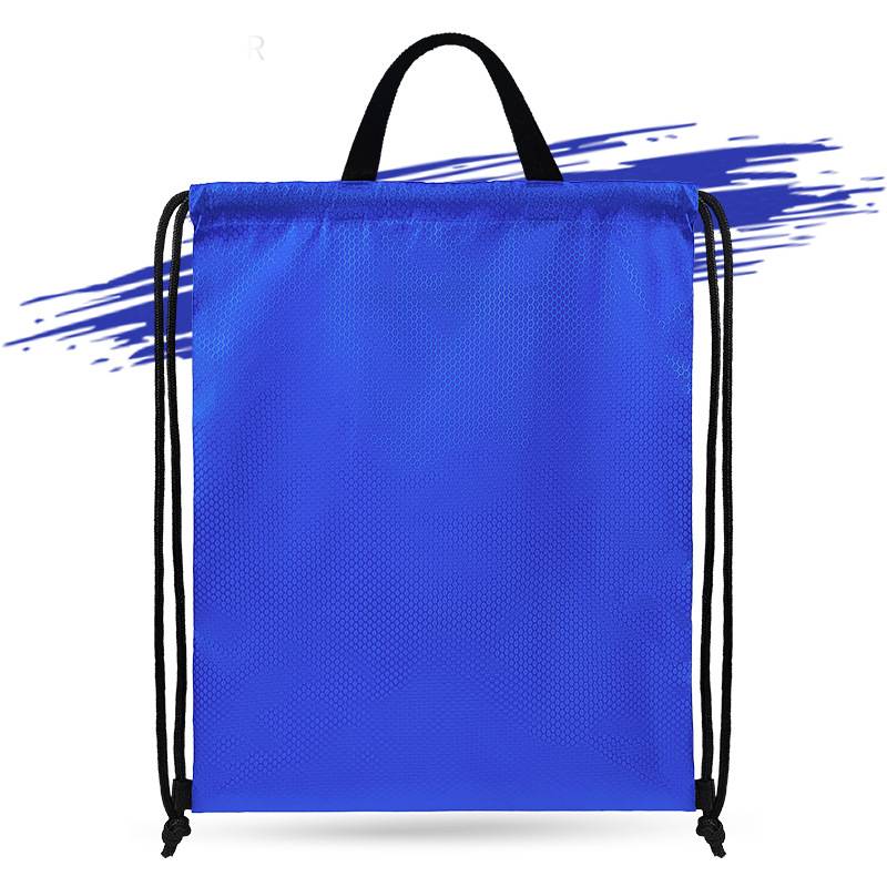 Custom Handle Drawstring Bags with Logo Malaysia – polyester reusable promotional bag