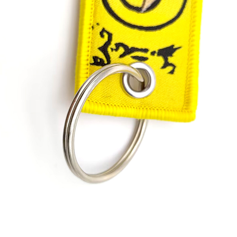 Personalized fabric woven keychain Malaysia