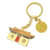 Vibrant full-color printed metal keychain Malaysia