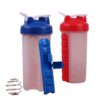 Customized Protein Shaker Bottle Malaysia – custom logo shaker with pill box