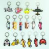 Engraved rubber keychain with precise logo Malaysia